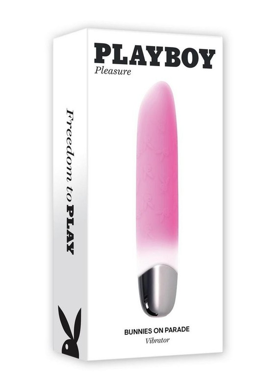 Playboy Bunnies On Parade Rechargeable Silicone Vibrator – Pink