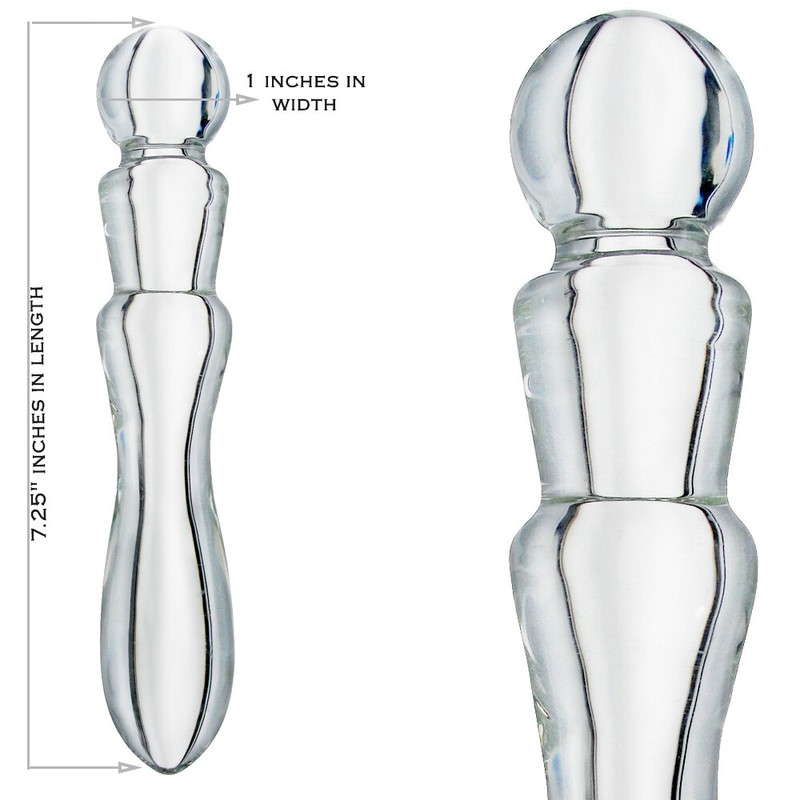 Erotic-Glass-Dildo-Anal-Vaginal-Plug-Realistic-Smooth-Shaft-Anal-Dong