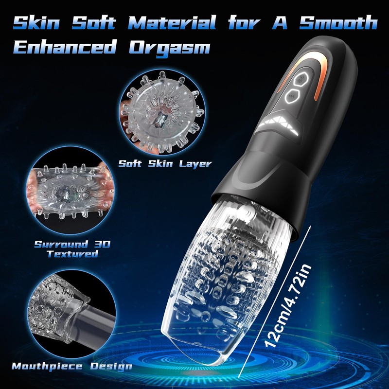 Lumodia Sex Toys for Men, 3 in 1 Automatic Male Masturbator with 8 Thrusting ... gallery