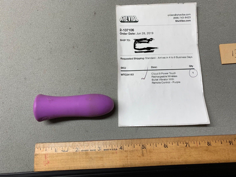 CLOUD 9 POWER TOUCH PLUS Purple BULLET VIBRATOR