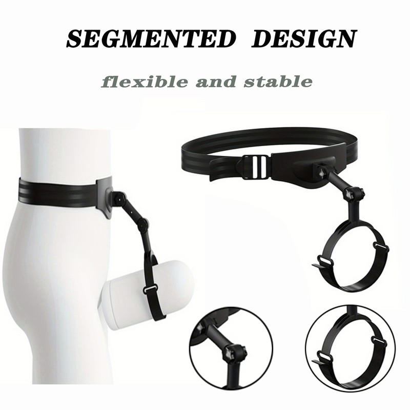 Male Masturbator Cup Sex Straps Wearable Adjustable Male Stroking Strap for Men