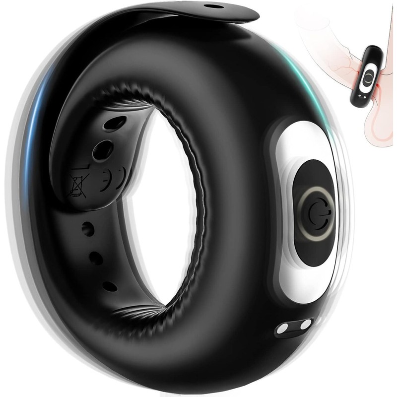 Male Adjustable Silicone Penis Cock Ring Enhancer Prolonging Delay Ejaculation gallery