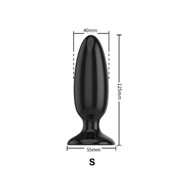 Anal Butt Plug Huge G-Spot Dildo Pull Beads Sucker Large Advanced sex toy 5Size