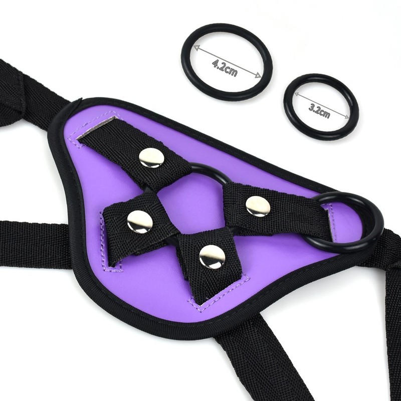 Fantasy G-Spot Strap-on Anal Dildo - Body-Safe Silicone Pegging Toys for Couple gallery