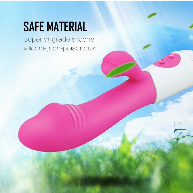 Rabbit Vibrator G-spot Dildo Vibe Waterproof Massager-Sex-Toys for Women Female gallery