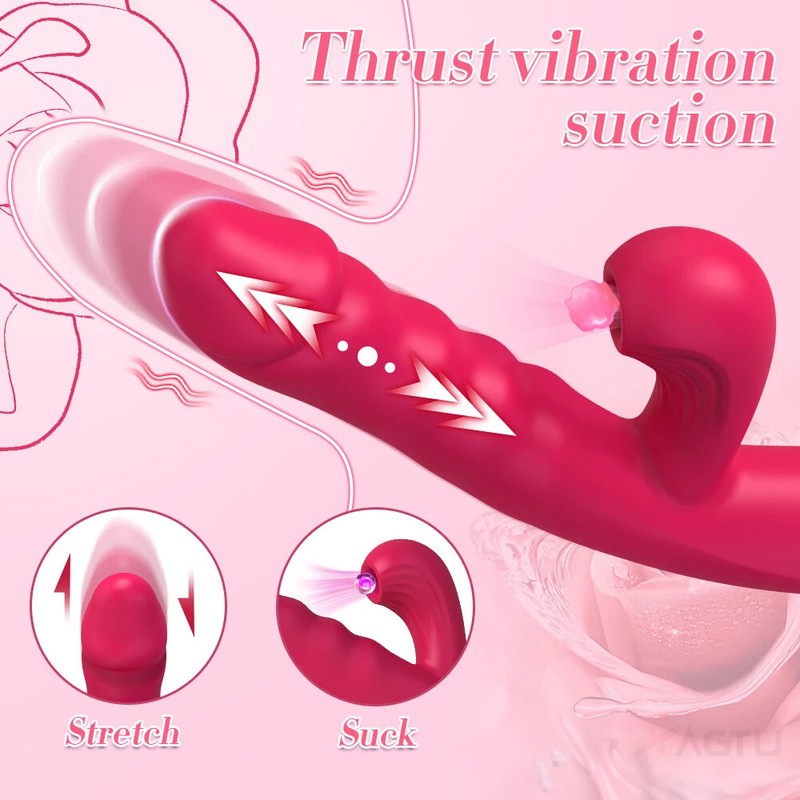 Rechargeable Dildo Vibrator G-spot Massager Orgasm Sex Toys for Women #9 gallery