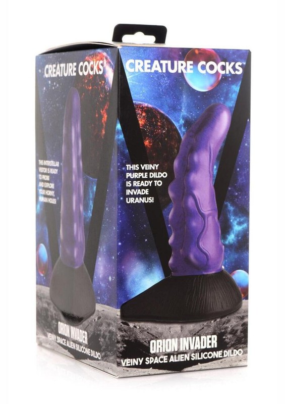 Creature Cocks Orion Invader Veiny Space Alien Silicone Dildo gallery