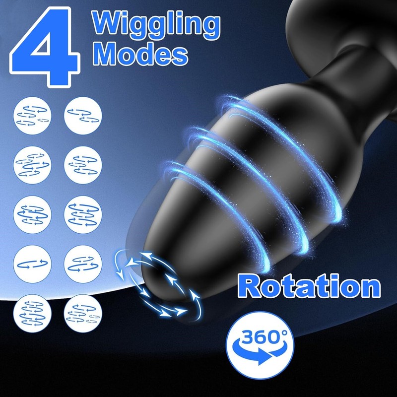 Sex Toys for Women Rotation Anal Vibrator Prostate Massager Anal Butt Plug Gift gallery