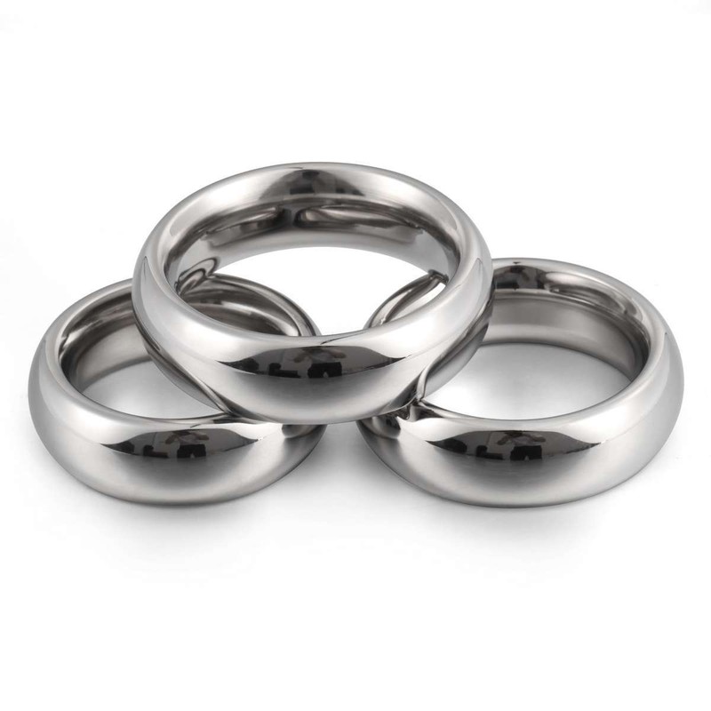 Male Heavy Duty Stainless Steel Cock Ring Penis Enhancer Band 1.6/1.8/2" Sex Toy gallery