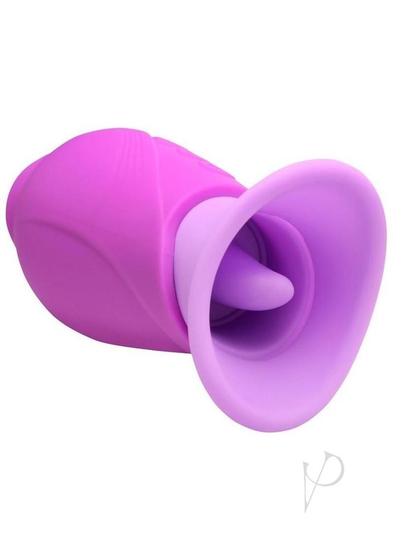 Lickgasm Licking Violet Sucking Licking Rechargeable Silicone Vibrator - gallery