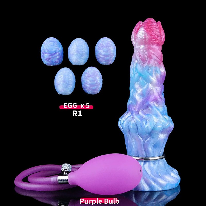 Pneumatic Ovipositor Fantasy Dildo Lay Eggs Butt Plug Vaginal Balls Anal Sex Toy