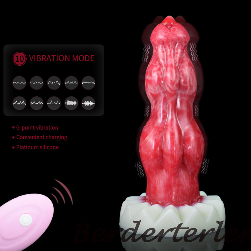 5 types Remote Control Vibrator Large Knot Monster Dildo Vibrating Penis Sex Toy gallery