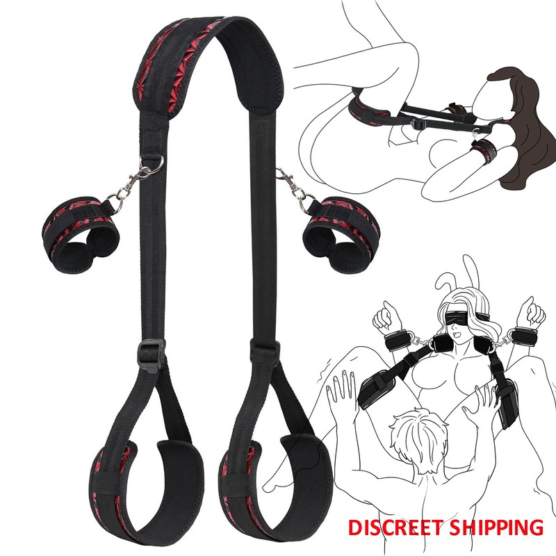 BDSM Bondage Adjustable Thigh Sling Straps Legs Restraints Bed Couples Sex Toys