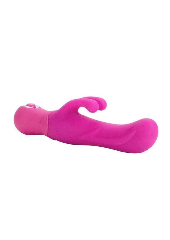 Double Dancer Silicone Rabbit Vibrator - Pink gallery
