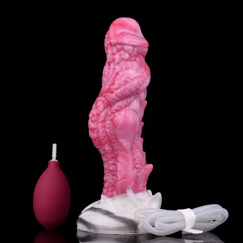Large Knot Squirting Dildo with Ejaculation Vagina Stimulate Thrusting Anal Plug