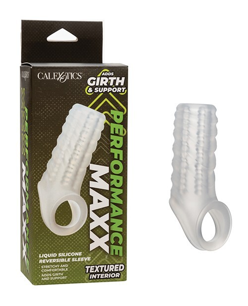 CalExotics Performance Maxx Liquid Silicone Reversible Sleeve – Adds Girth