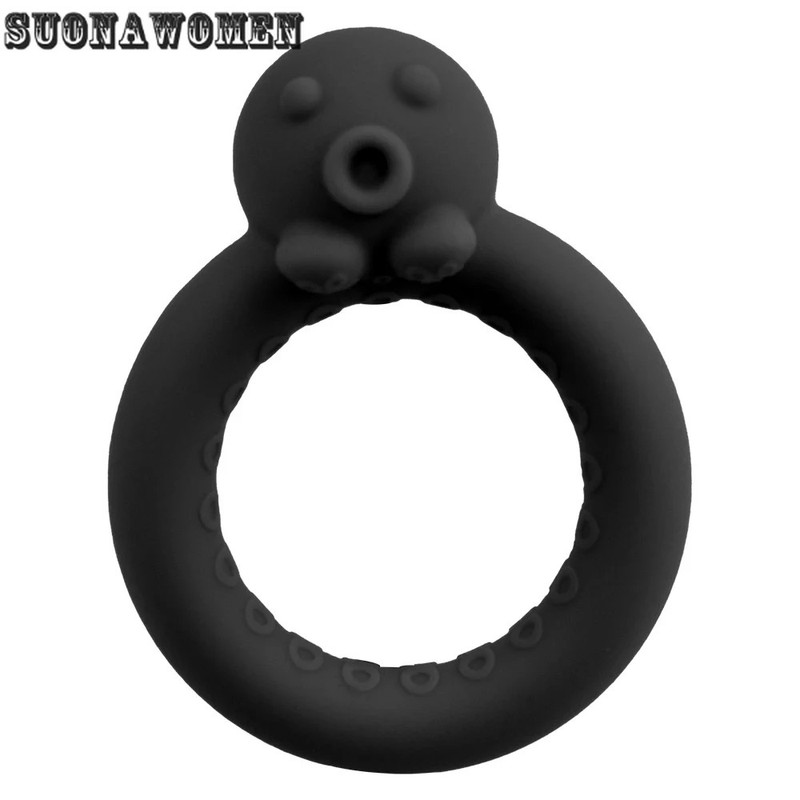 Penis Ring Locking Rings Delay Ejaculation Bondage Lock For Men Adult Sex Toys gallery