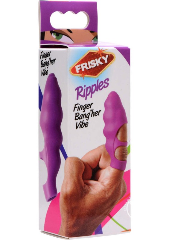 Frisky Ripples Bang'her Vibe Textured Finger Massager gallery
