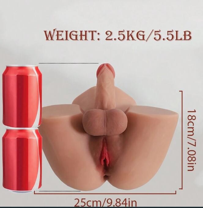5.5lb Trans Penis Love toy Torso Shemale Sex Toy for men male masturbator BUTT gallery