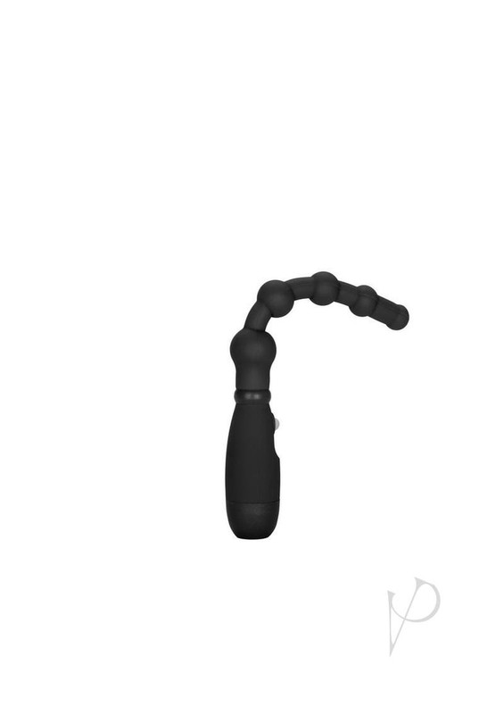 Booty Call Booty Flexer Silicone Beaded Butt Plug - Black gallery