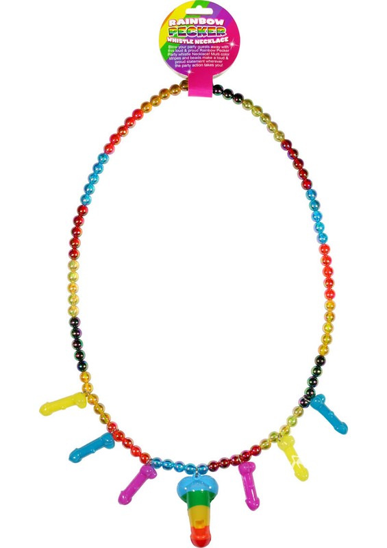 Whistle Necklace Bachelorette Pecker Shaped Costume Party Favor Supplies Jewelry