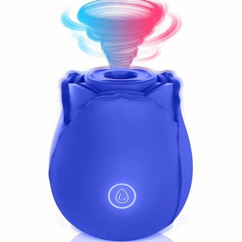 Rose Sucking Vibrator Clit Sucker Dildo Women G-spot Massager Sex Toy for Women