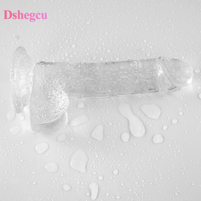 Dshegcu Jelly Dildo - 6/7/8/9 inch Big Penis Dildo Suction Cup For Masturbation gallery