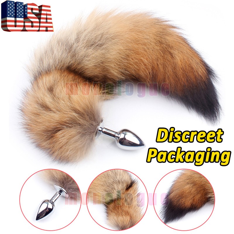 Small Fox Tail Butt Plug Anal Plug Cosplay Game Fantasy Furry Sex Toy Lady Women