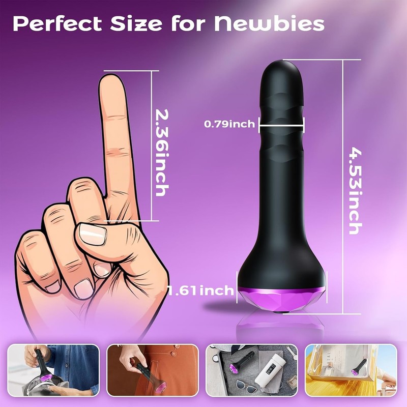 Vibrating Butt Plug Anal Toys, Prostate Massager with 10 Vibrating & Rotating Mo gallery