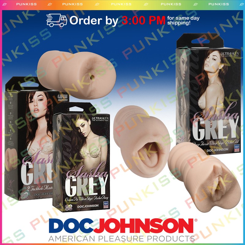 Porn Star Male Masturbator💋Sasha Grey Realistic Pocket Pussy Blowjob Stroker
