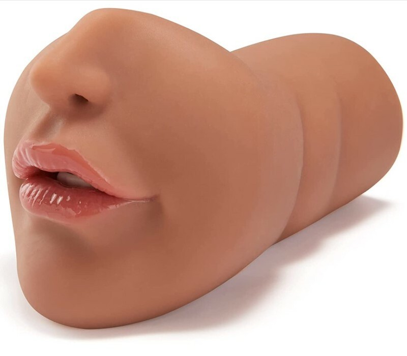 Realistic Male Blowjob Masturbator Oral Sex Toys Stroker Pocket Pussy for Men gallery