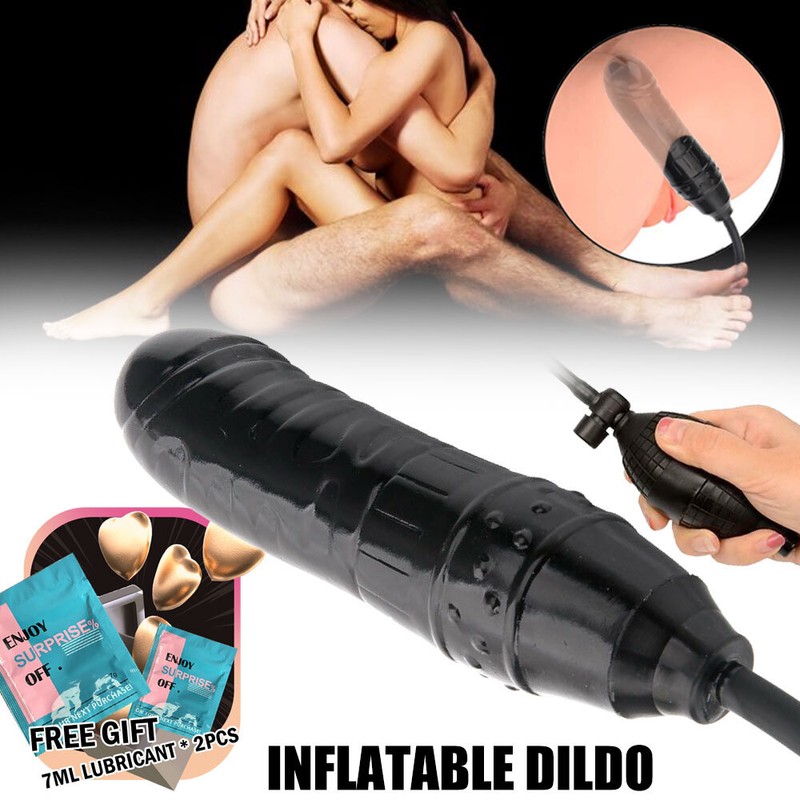 Extra-Large-Inflatable-Male-Prostate-Anal-Butt-Plug-Dildo Huge-Men-Women Sex Toy
