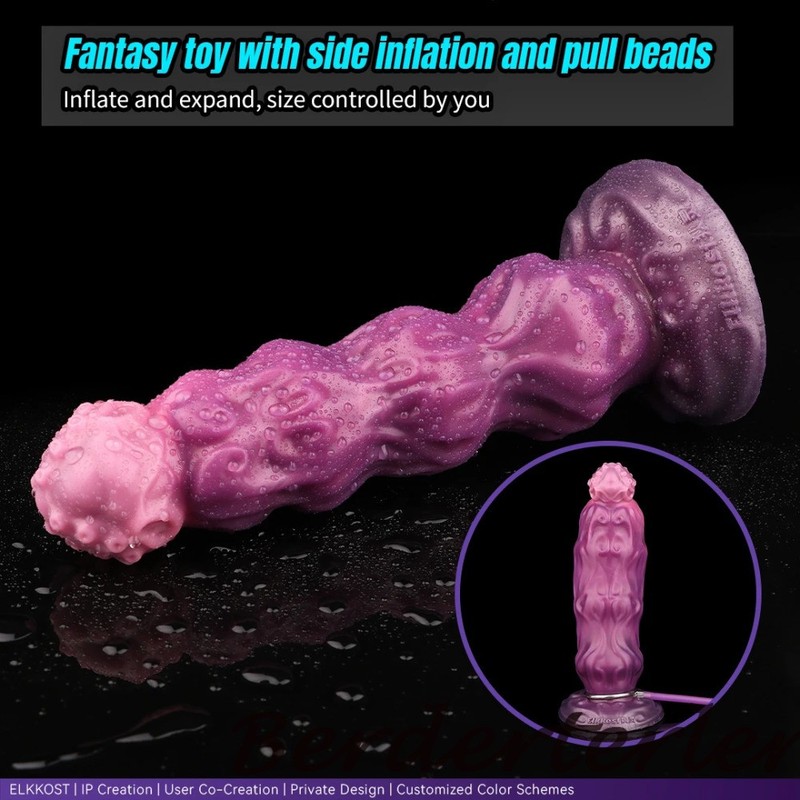 Flower Stamens Beads Anal Plug Inflatable Big Knot For Anal Expander Sex Toys gallery