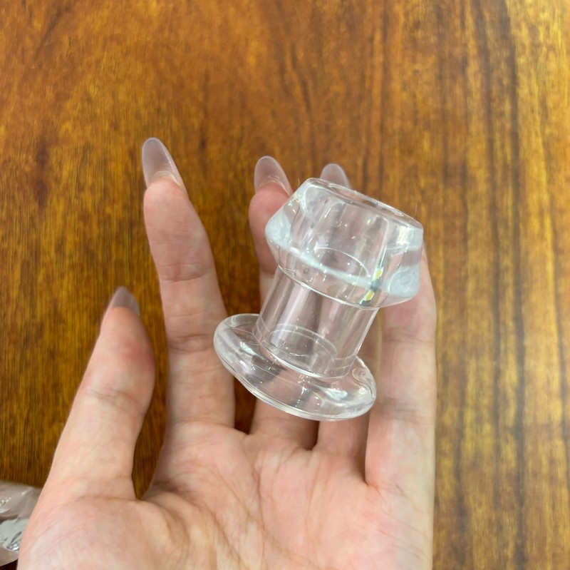 Hollow Anal Plug Dilator Expansion Tunnel Butt Plug Ass Anal Vaginal Sex Toys US gallery