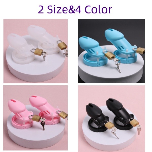 Male Soft Silicone Cock Cage with 5Size Ring Chastity Belt Device BDSM Sex Toys gallery