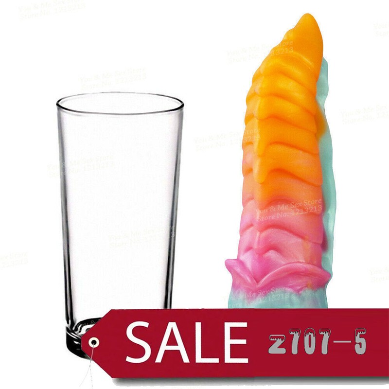 Silicone Realistic Dildo Huge Anal Plug with Suction Cup Flexible Dick Sex Toys