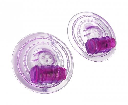 Trinity Vibes Vibrating Nipple Pads Nipple Play Titty Sex Toy Pack Of 2 TPR