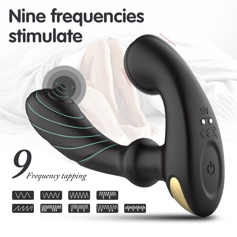 Powerful Flapping Prostate Massager Dual Motor Male Waterproof Vibrators gallery