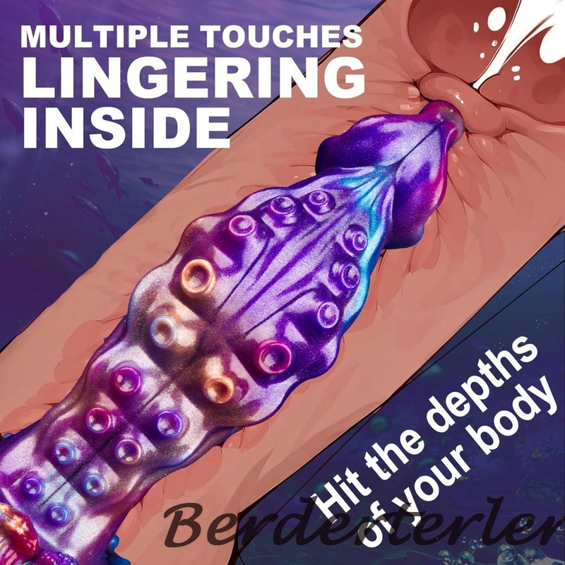 Realistic Dildo Tentacle Anal Plug Silicone with Suction Monster Dildo Sex Toys gallery