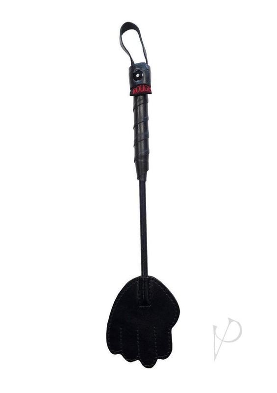 Rouge Mini Leather Hand Riding Crop – Black