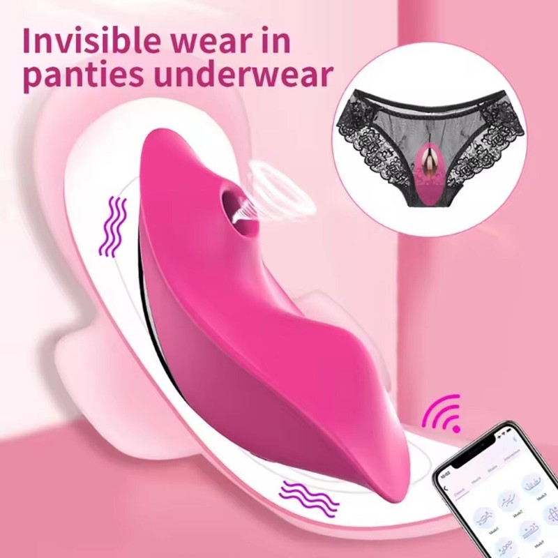Women&rsquo;s Clitoris Sucker App Control Wearable Sucking Vibrator Panties Sex Toy