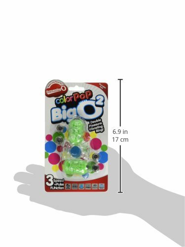 Color Pop Big O 2 Silicone Double Vibe Cockring Waterproof Assorted Colors gallery