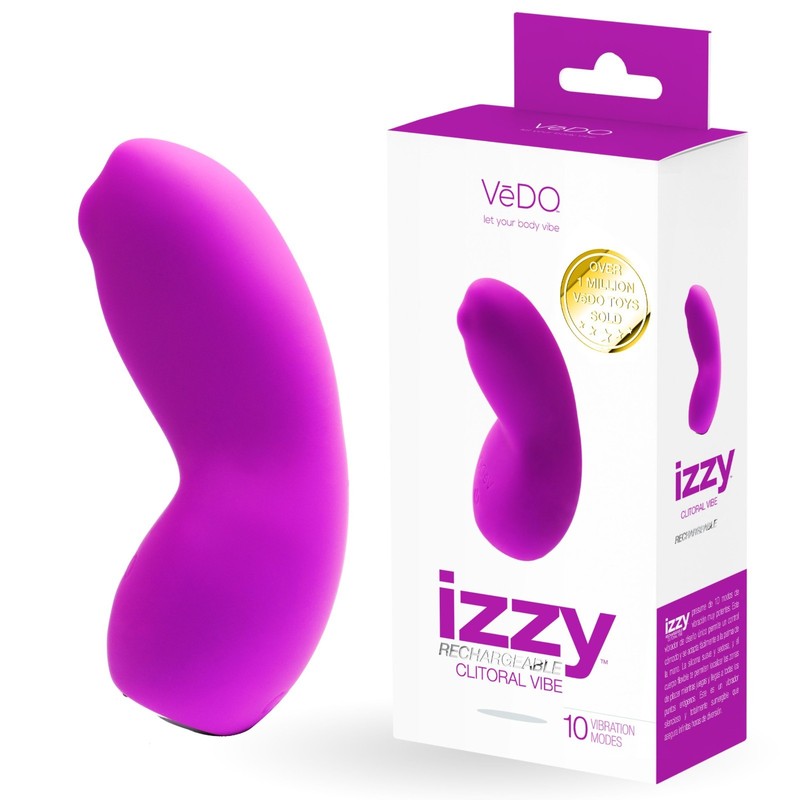 VeDO IZZY Rechargeable Clitoral Vibe – Violet Vixen