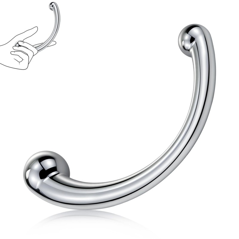 Romi Stainless Steel Anal Sex Toys Butt Plug Gspot Massage DoubleEnded Dildo …