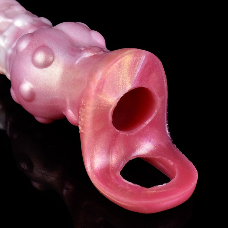 Big Knot Penis Sleeve Thick Sheath Enlargement Fantasy Penis Extension Sex Toy gallery