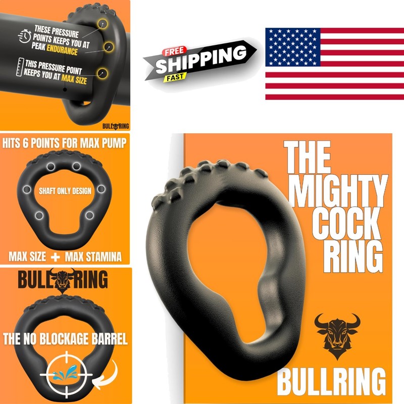 Penis Ring for Enhanced Performance Black Silicone 197 Inch Custom Fit