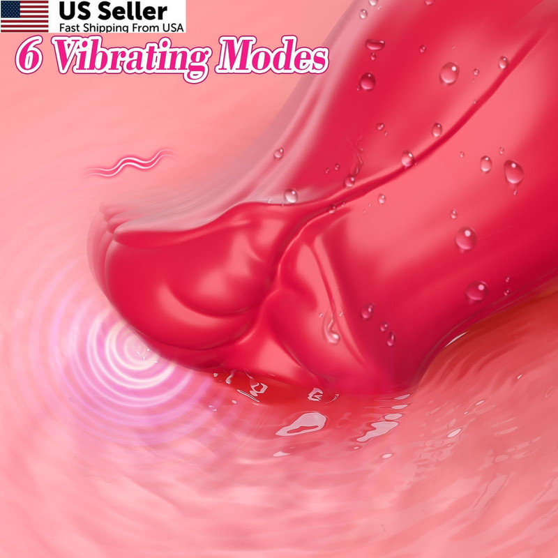 Clitoral Sucking Vibrator Rose Toy - Nipple Pussy Clit Sucker Mouth Oral Red gallery