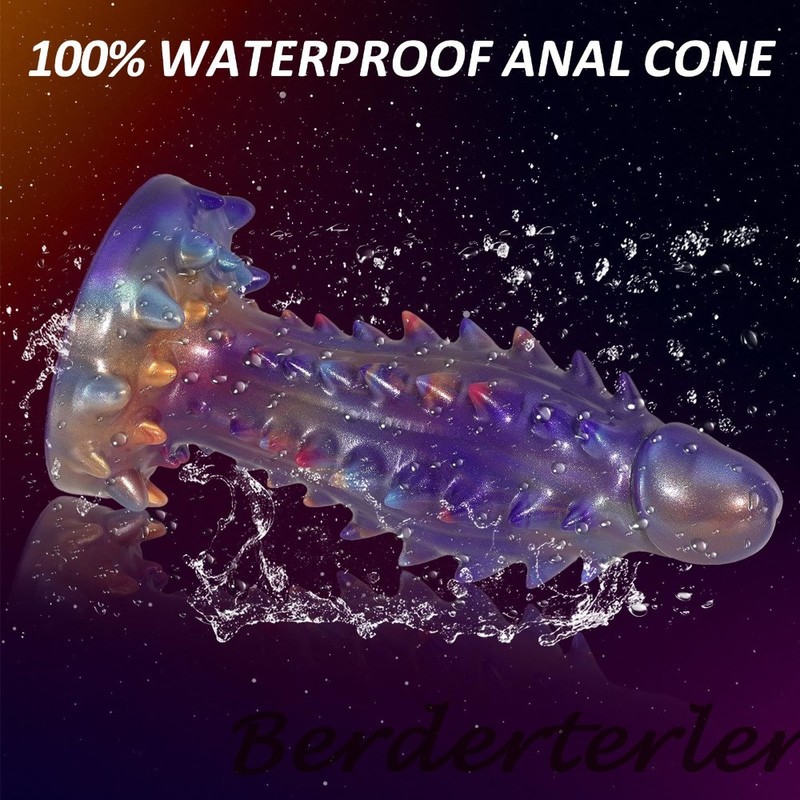 Huge Toothed Penis Silicone Anal Plug Monster Anal Dildo Butt Plug Sex Toys gallery