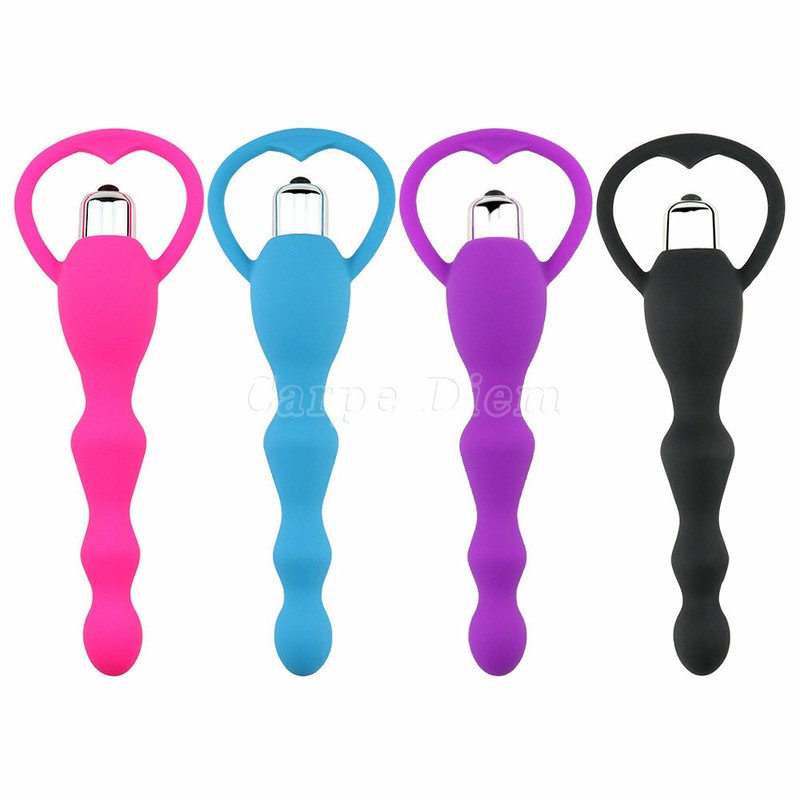 Anal Sex toys for Women Men Couples Vibrating-Butt-Plug-Bead Adult-Toys Massager gallery