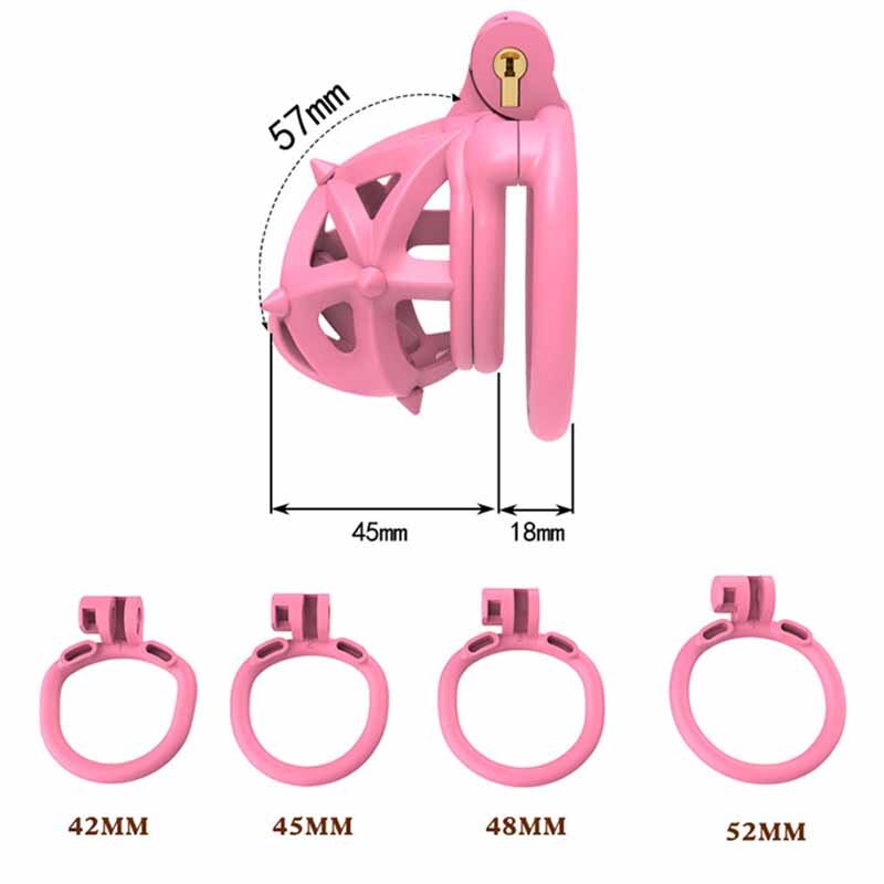 US Soft TPE Male Chastity Device Belt Lock Cage Trainer Restraints Bondage Adult